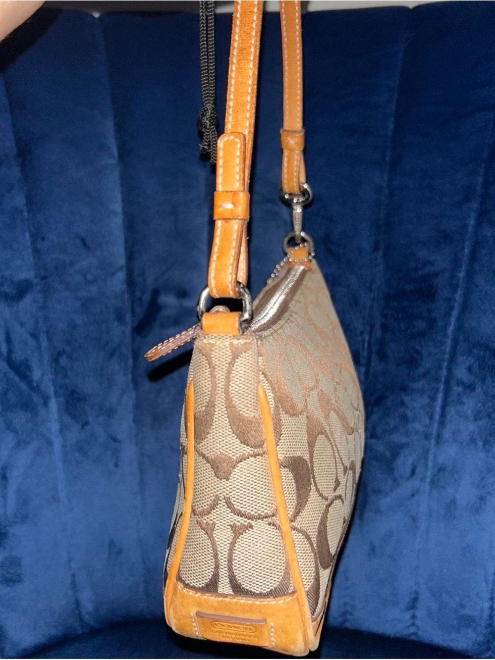 Vintage Coach Mini Demi Canvas Bag - Picture 3 of 6